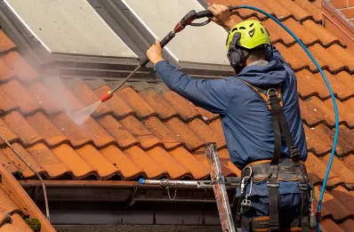 Démoussage et hydrofuge de toiture à Portets